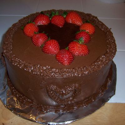 Strawberry Chocolate Cake