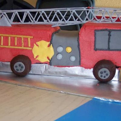 Firetruck Cake