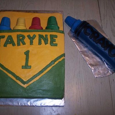 Crayon Cake