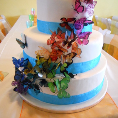 Butterfly Wedding Cake