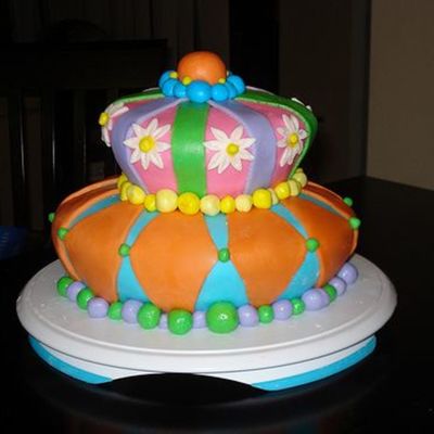 Whimsical Jester Cake