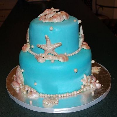 Tiffany Blue Seashell Bridal Shower