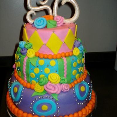 My Mom's 50Th Birthday Party Cake