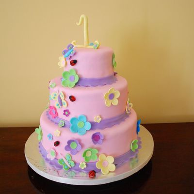 Lileigh's Butterfly Birthday Cake