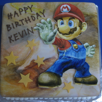 Super Mario Birthday Cake