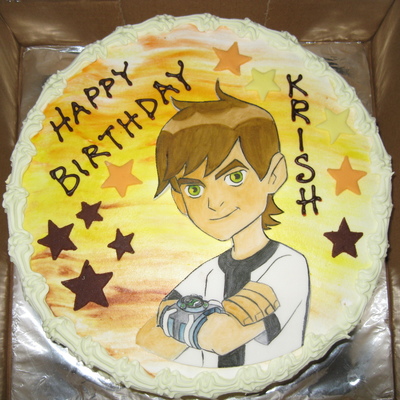 Half Body Ben 10 Birthday Cake