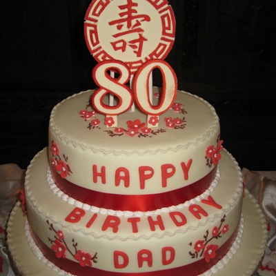 80Th Chinese Theme Birthday