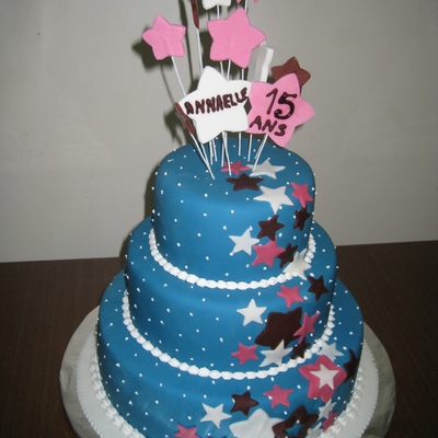 15Th Birthday Star Cascade