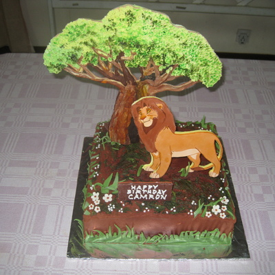Simba Lion King Birthday Cake