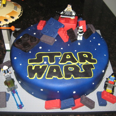 Star Wars Lego Cake