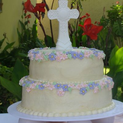 Anavi Baptism Cake