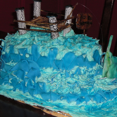 Fishing Pier Cake