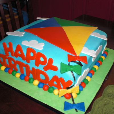 Kite Festival Birthday Cake