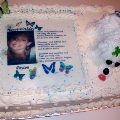 Butterfly Birthday Cake