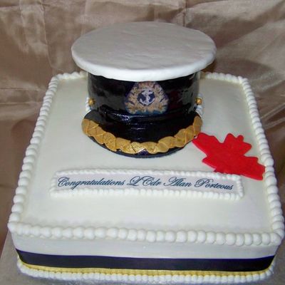 Canadian Navy Retirement Cake