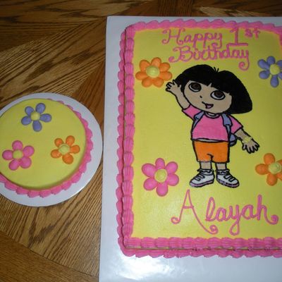 Dora The Explorer Cake
