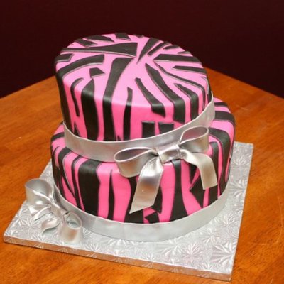 Pink Zebra Print