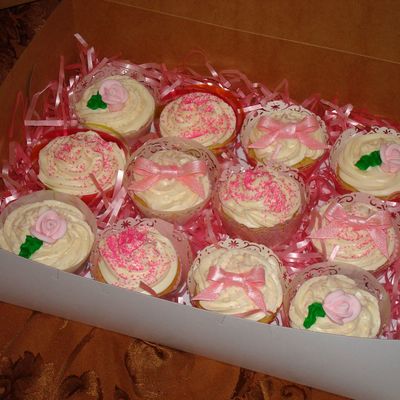 Pink Girly Cupcakes