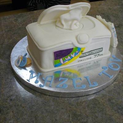 Baby Wipes Cake