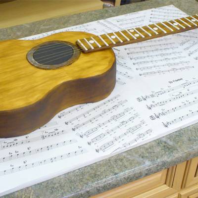 Guitar Cake