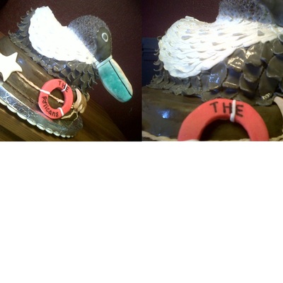Pelican Groom's Cake