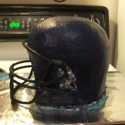 Football Helmet Cake