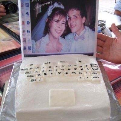 Laptop Cake