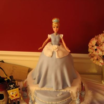 Cinderella Doll Cake