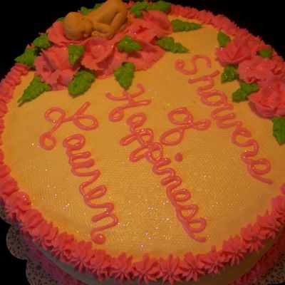 Chocolate Baby Shower Cake