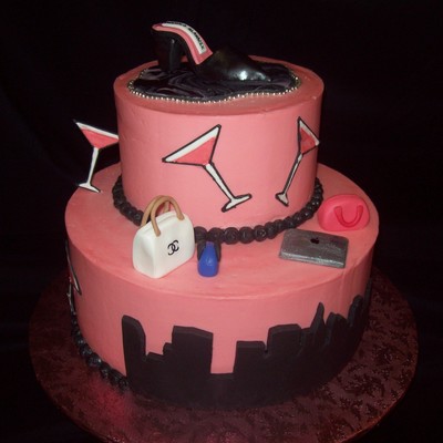 Sex In The City Bridal Shower Cake