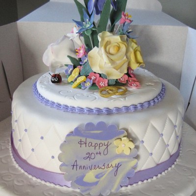 Garden-Themed 20Th Anniversary