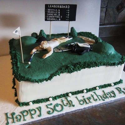 Golf Cake "fore" 50Th Birthday