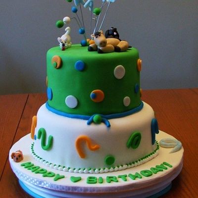 Animal Birthday Cake