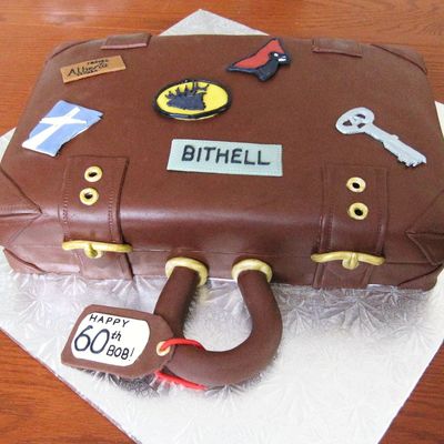 Suitcase Cake