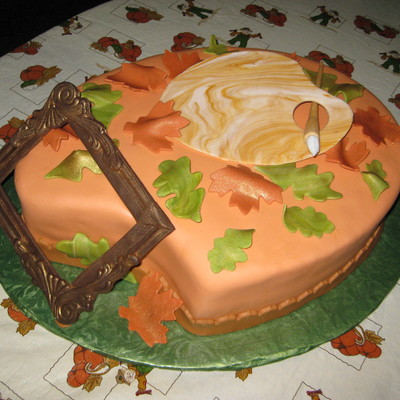 Artist's Reception Cake