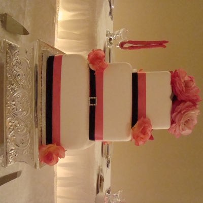 Square Wedding Cake
