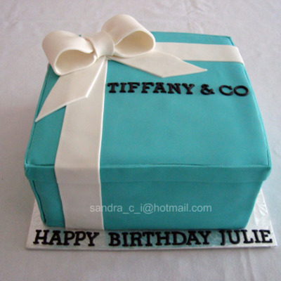Tiffany Box Cake