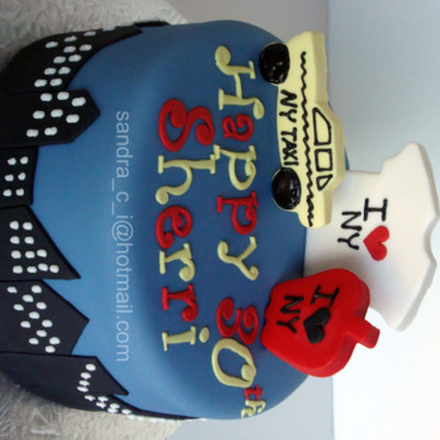 New York City Themed Cake