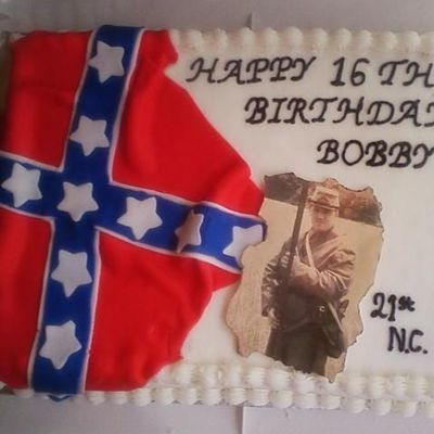 Confederate Cake For 16Th Birthday