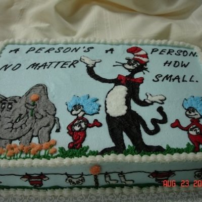 Dr.seuss Baby Shower Cakess