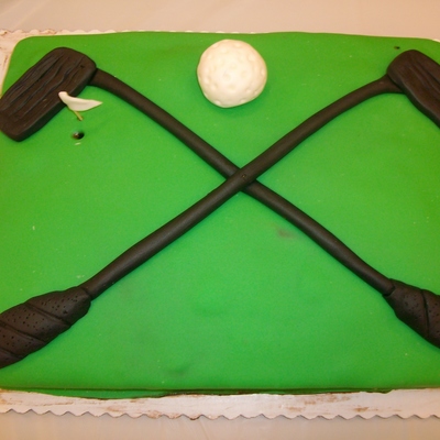 Golfing Grooms Cake