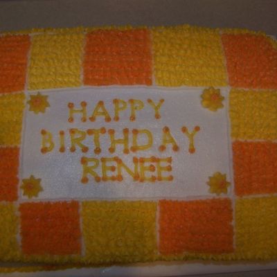 Yellow And Orange Cake