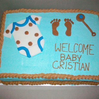 First Baby Onesie Cake