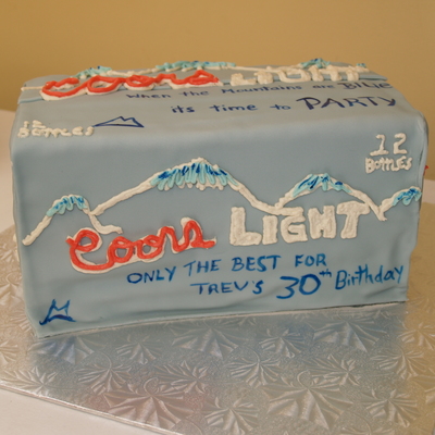Coor's Light Cake