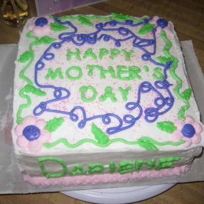 My First Mothers Day Cake.