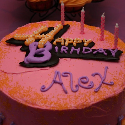 Hannah Montana Inspired B-Day Cake