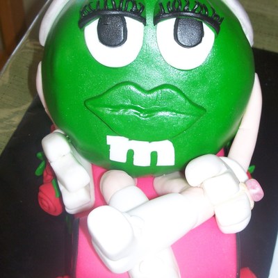 Green M&m Bride