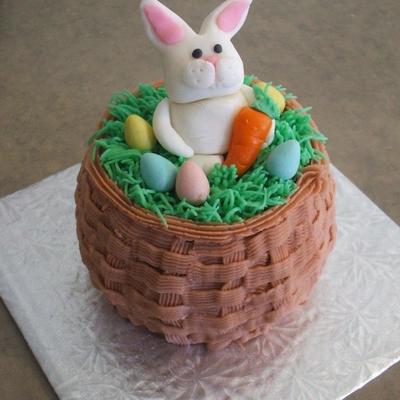 Bunny In A Basket