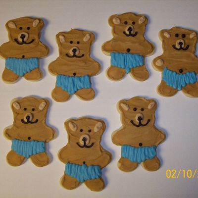 Teddy Bear Cut-Out Cookies