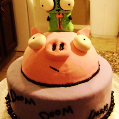 Gir & Piggy Birthday Cake